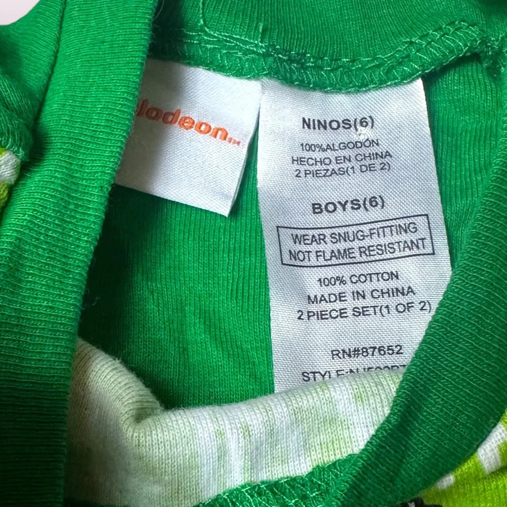 NWT Boys Nickelodeon Teenage Mutant Ninja Turtles Two Piece Shorts Tank Pajamas